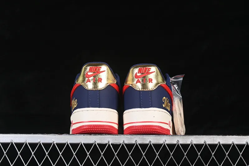 All Categories Nk Air Force 1 Air Force Series Nk Air Force 1 Low Air Force Low Nike Air Force 1'07 Low Blue Red Gold Air Force One Low Casual Shoes NH0601-529